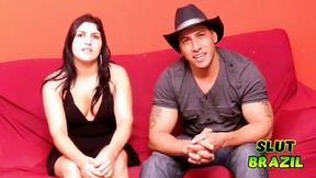Newbie couple explores taboo intimacy in raw sex scene