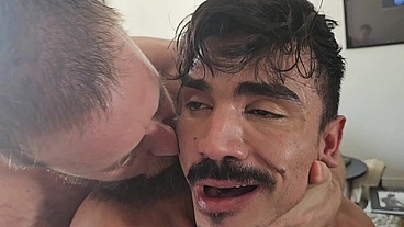 Andrey Cam milks me on his sofa