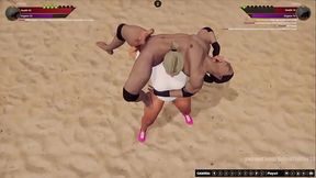 Felicity VS Giulius (Naked Fighter 3D)