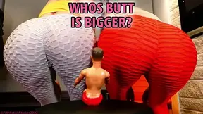 Whos Bum Is Bigger - Princess Scarlett Rhoades And Sky Blue