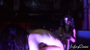 susy gala y carolina abril se comen el cono en publico