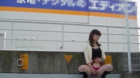Outdoor Flashing with Japanese Crossdresser