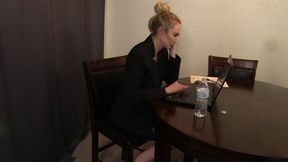 Teacher Kendra James mesmerized by Student 2