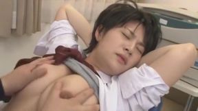 Horny Japanese whore Megu Fujiura in Fabulous Cougar, Rimming JAV clip