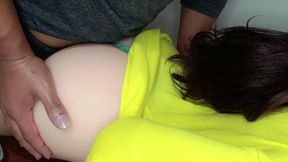 415 Big-bootied Stepdaughter Accidental Creampie
