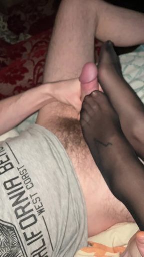 He woke her up at night and put on her stockings