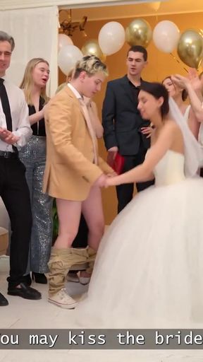 Spectacular moment from &quot;BRIDE4K. My slutty friends helped me with wedding fuck&quot;