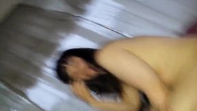Cuckold Ehemann sieht  deutsche BBW -Frau mit Freund nach der Party an