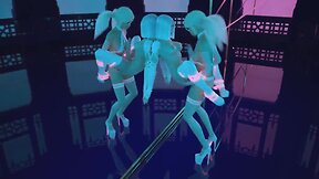3d tran group sex party - better futanari cartoon animation