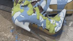 Brand New 7 Inch Heels Ruined with Paint MP4