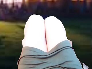 1 HANDS-FREE SPUNK FLOW CUTE LEGS WHITE HAUNCHES TRANNY