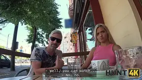 Hot blonde chick has all holes used by stranger she met