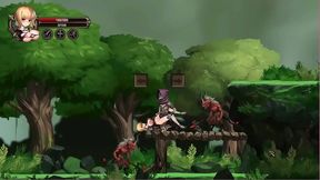 Cute Blonde Takes On Men & Monsters in Summon of Asmodeus Hentai Action Game