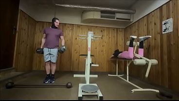 Risky sex at the gym. I need a lot of protein.