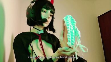 Brazilian dirty talk joi squirt solo session