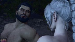 Shadowheart gets fucked hard by a demonic creature in Baldur's Gate