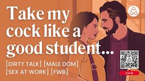 ASMR Audio Porn: Male Dom Teacher Fucks His Submissive Student At Work – Erotic Audio for Women