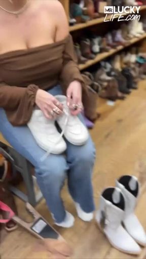 Exploring Austin With Beautiful Blonde Angie Faith