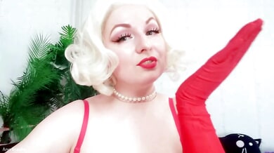 Arya Grander gives harsh JOI and cums on her own face to humiliate you