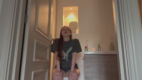 Pantieless toilet for a p&p