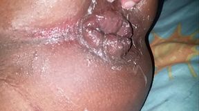 Pumping and straching big ass