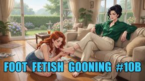Foot Fetish Gooning #10B: Divine Sole Trance Overload (Animated)