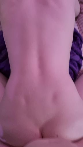 POV Fucking a Transgirl in the Ass Loudly