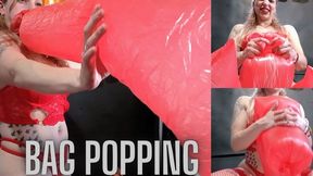 Bag popping - Inflating bags - exploding bags - playing with bags