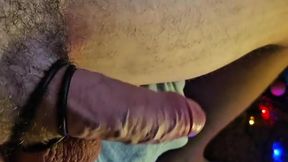 Flexing My Veiny Cock While It'S Tied Up Tight!