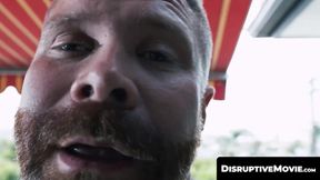 DisruptiveMovie.com - Daddy Cain Marko wrecks twink Isaac Parker's tight ass with his