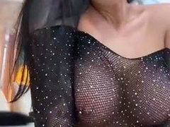 Big boobs milf masturbates with her dildo