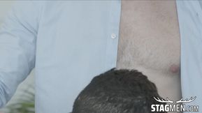 Adam Snow smashed Bastian Karim and Dylan Tide with his veiny meat