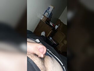 jerking off my wang , wishing it was a trans slobbing on my ramrod