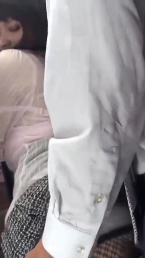 Crowded Bus Chaos: Her Lifted Miniskirt and Tight Curves Drive Every Passenger Wild - Part 15