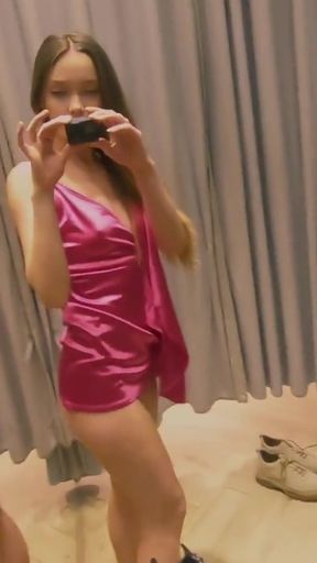 Memorable moment from &quot;Teen beauty masturbating in the fitting room&quot;