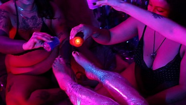 Foot Worship, Tickling Fetish & Wax Play with Bratty Girls!