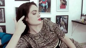 Smoking Red Lips 120s Model Paula Video 102 (1920X1080p)