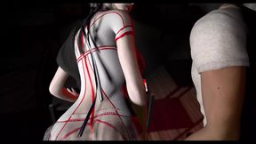 3D sexy Asian nurse have sex with big cock