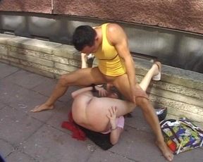 German Amateur Teen Outdoor Orgy Babe Anal Fucked #2