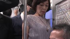 Train-Induced Pleasures of Married Mother Miyako Hori at Fifty