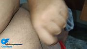 BIG BLACK COCK CLIMAX ERUPTS IN MESSY CUMSHOT