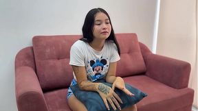 Skinny Latina neighbor's girlfriend gets pounded hard and creampied