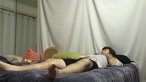 stepmom gives stepson the wrong and helps him cum