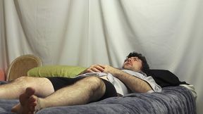 stepmom gives stepson the wrong and helps him cum