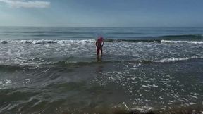 A hotwife and her cuckold on the beach