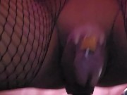 riding my dildo with my alien eggs inside of me