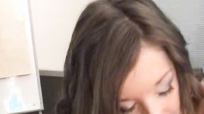 ”Lustful teen deepthroats big cock before hardcore drilling”