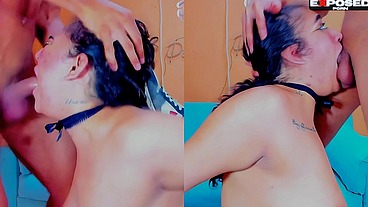 tearing out the throat of this crazy whore