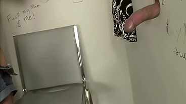 Kirra Lynne Blowjob Glory Hole Cumshot