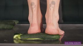Foot Stomp Cucumber Session - 4K MP4